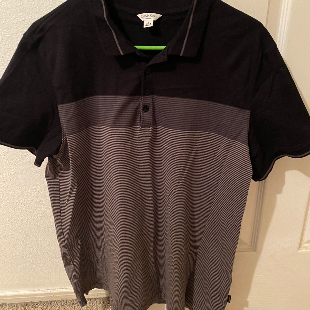 Men Calvin Klein polo shirt size L